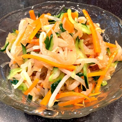 中華クラゲの簡単サラダの写真
