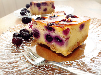 ◆ブルーベリーヨーグルトチーズケーキ◆の写真