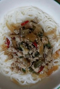 鶏そぼろ素麺（血管ダイエット食1129）