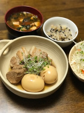 時短 煮込み30分 短い時間で豚の角煮
