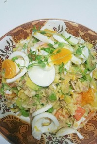  アボカドポテ卵サラダ(´ω｀)