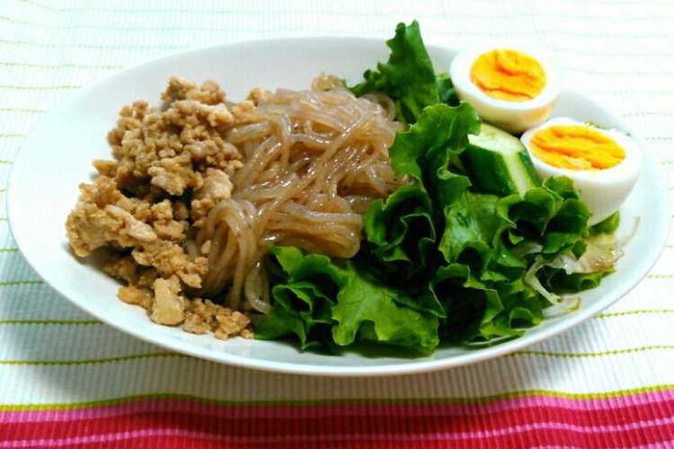 簡単ダイエット 混ぜるだけ 白滝そうめん レシピ 作り方 By Kcochibi クックパッド
