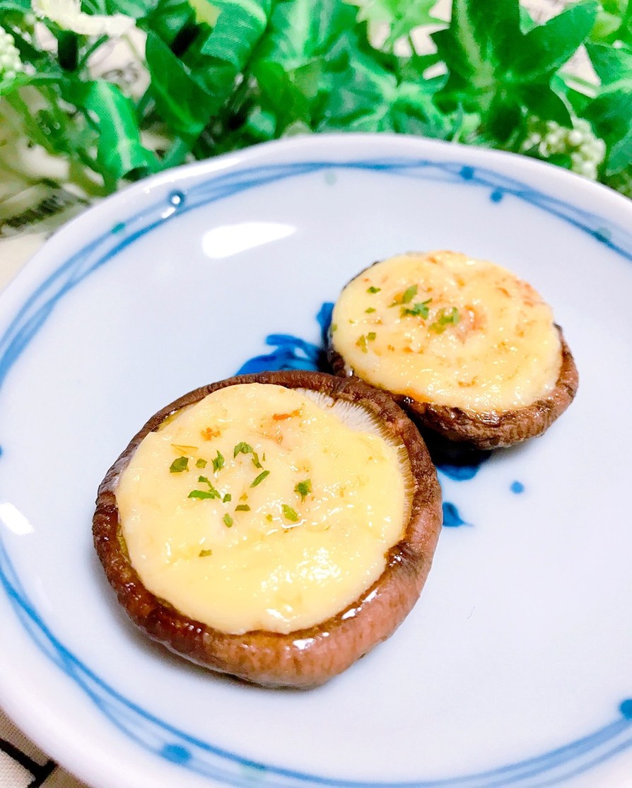 トースターde♡しいたけのマヨチーズ焼きの画像