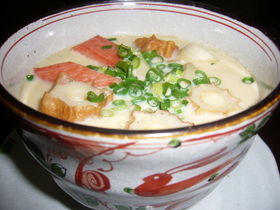 うどん入り茶碗蒸し 蒸し器いらず