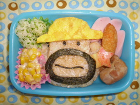 カールおじさん弁当(キャラ弁)