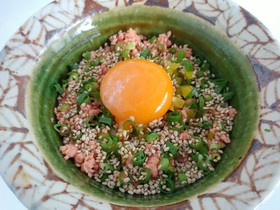 納豆と黄身の最強レシピ
