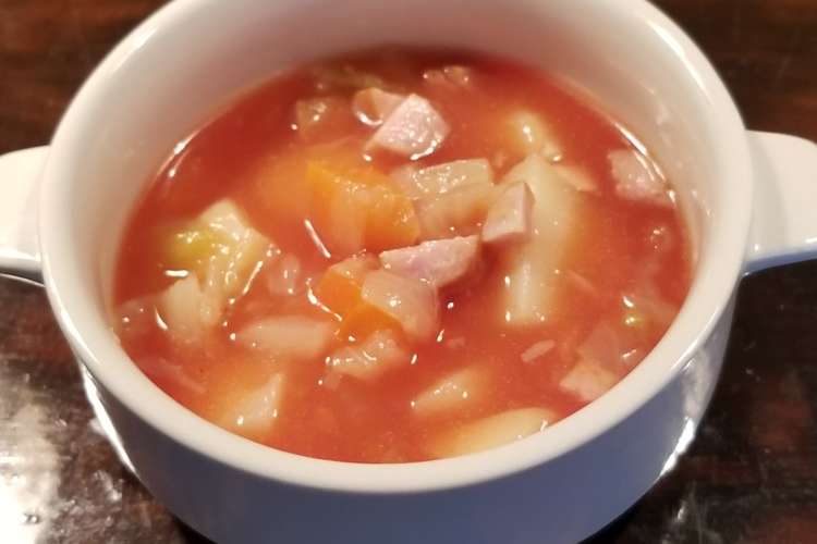 野菜ジュースでポトフのリメイク W レシピ 作り方 By 巴マミ14歳 クックパッド 簡単おいしいみんなのレシピが350万品