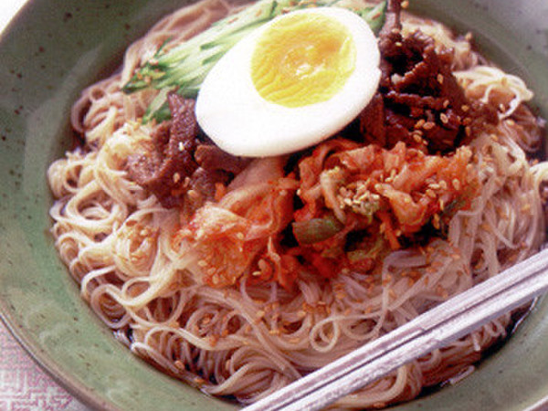 焼き肉キムチそうめん