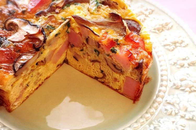 きのことベーコンのスペインオムレツ レシピ 作り方 By 自由が丘ママ なおみ クックパッド 簡単おいしいみんなのレシピが350万品