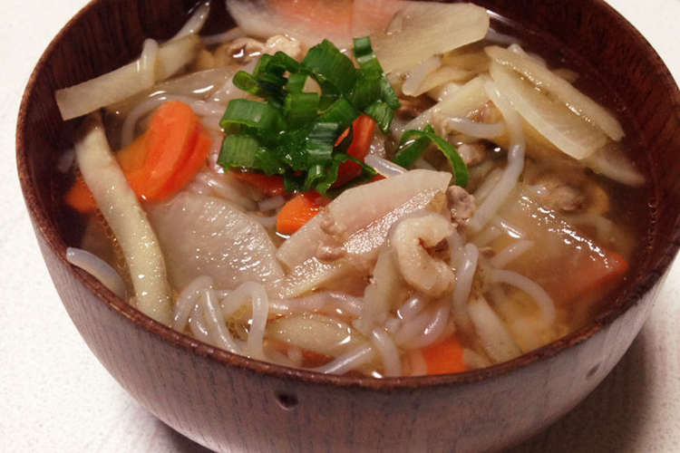 我が家の豚汁は醤油味 レシピ 作り方 By Tgmaru クックパッド 簡単おいしいみんなのレシピが356万品