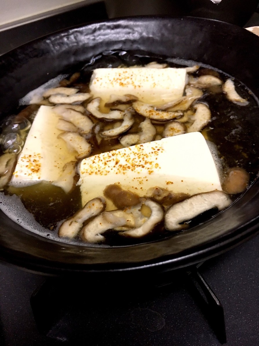 優しい味の湯豆腐の画像