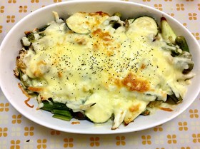 簡単・アレンジ自由な鯖水煮チーズ焼き。