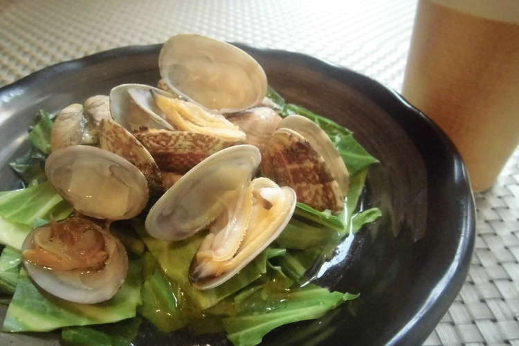 ど簡単 レンジで酒蒸しアサリキャベツ レシピ 作り方 By 田原市 クックパッド 簡単おいしいみんなのレシピが360万品