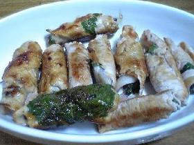 =豚肉の柚子胡椒巻き=