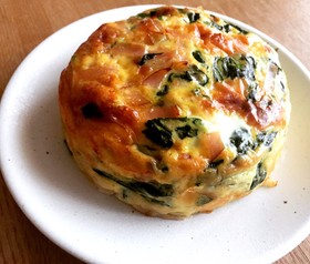 生地なし簡単キッシュ