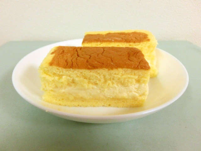 ここからダウンロード カスタードクリーム ケーキ 食べ物の写真
