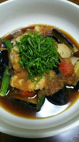 もはやメイン☆夏野菜の揚げ浸し