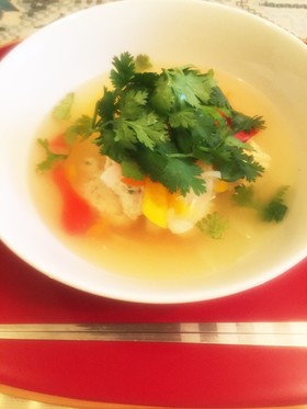 鶏団子のスープ