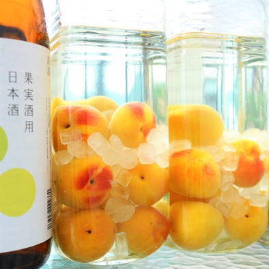 芳醇＊コク旨！完熟梅で日本酒梅酒。の写真