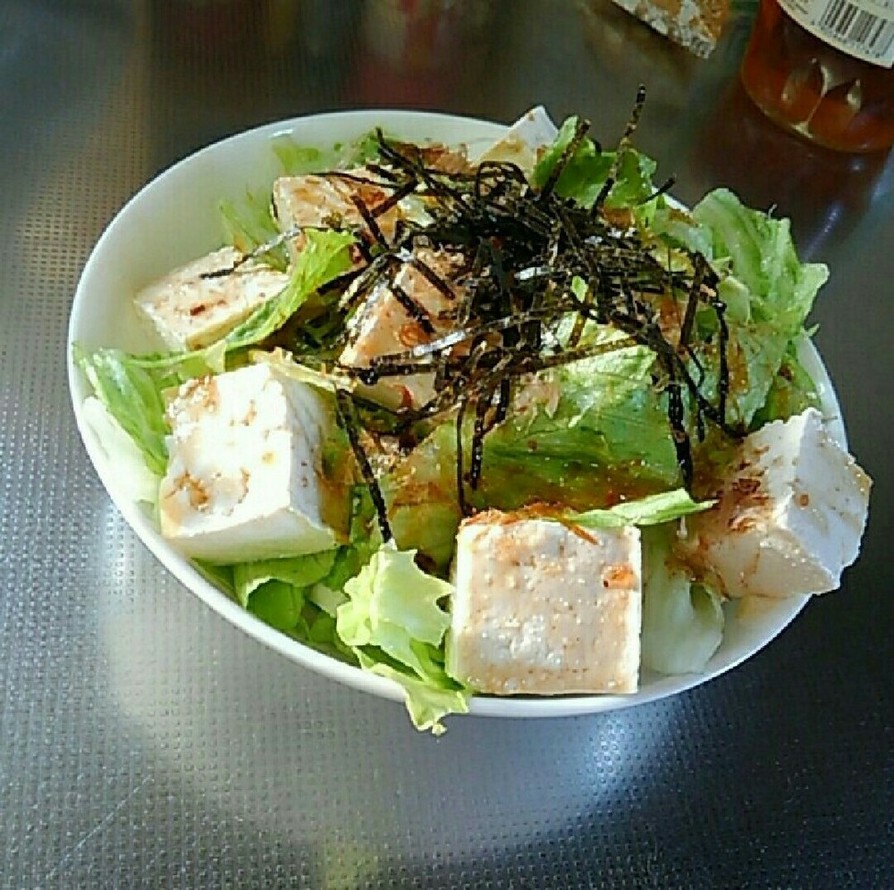 簡単☆豆腐サラダの画像