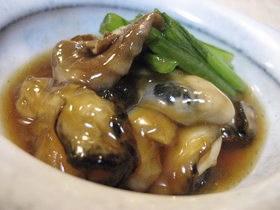 ぷるるん牡蠣の治部煮風♡