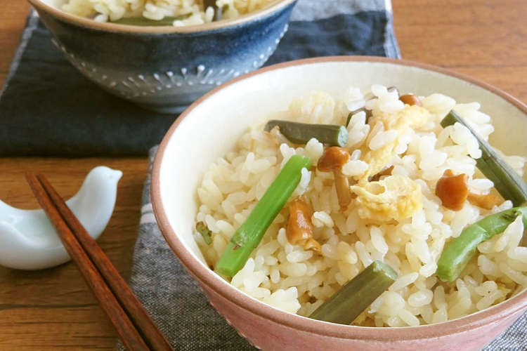 山菜ミックスで簡単 山菜ご飯 レシピ 作り方 By Kaana57 クックパッド 簡単おいしいみんなのレシピが352万品
