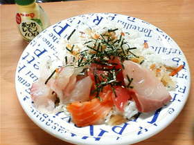 海鮮ちらし レモン風味