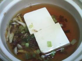 土鍋でいただく関西風?湯豆腐(我が家風)