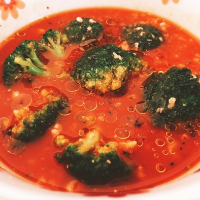 蕎麦の実スープ☆レンジ調理の写真