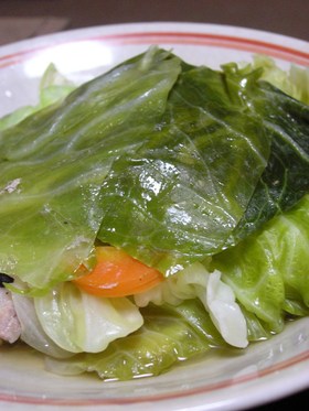 豚肉ときゃべつの重ね蒸し
