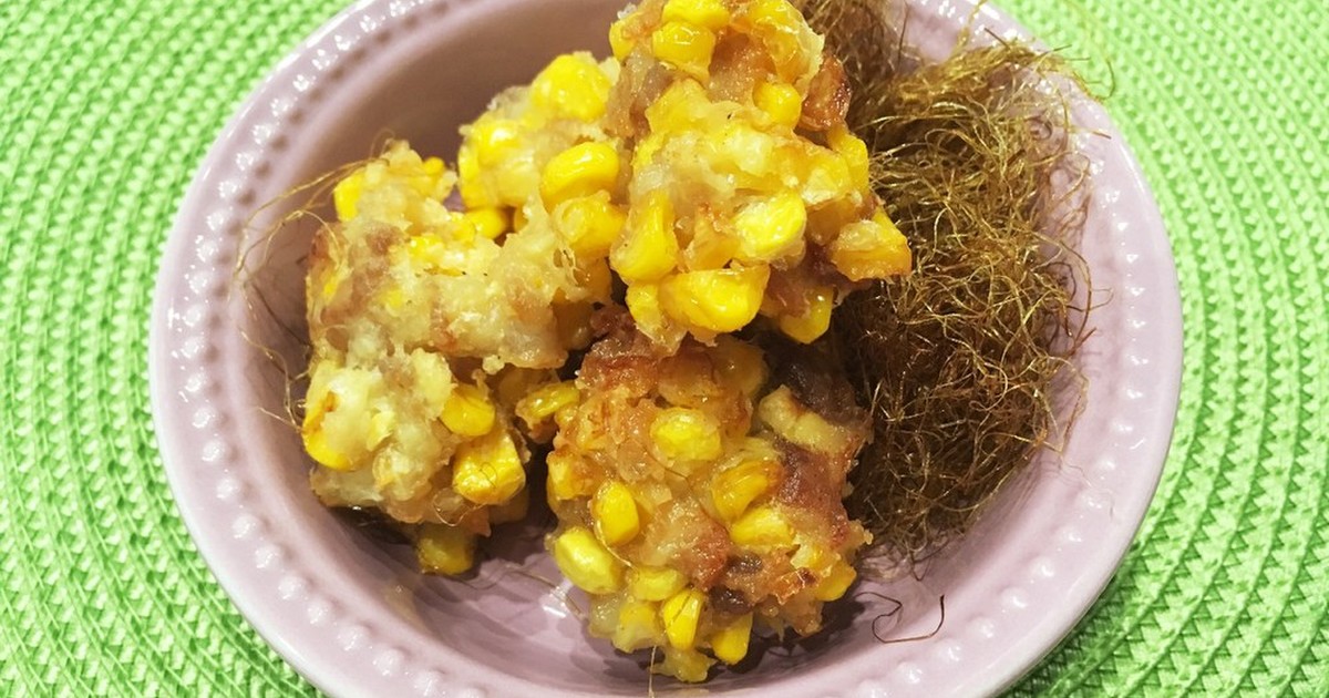 絶品！豚こまととうもろこしのかき揚げ by 【クックパッド】 簡単おいしいみんなのレシピが331万品