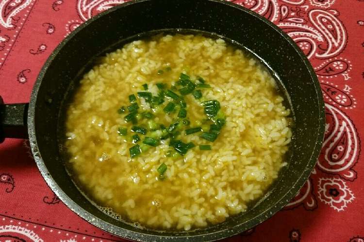 副産物 カレー雑炊q Q レシピ 作り方 By 山っこの家 クックパッド