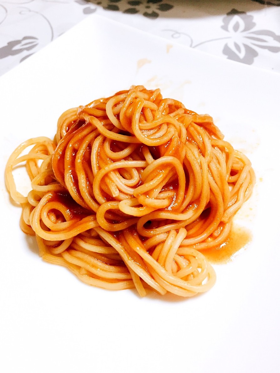 簡単！節約！ピリ辛最高〜トマトジュース麺の画像