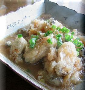 *牡蠣のさっぱりみぞれ煮*