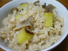 ホクホク!さつまいもの炊き込みご飯