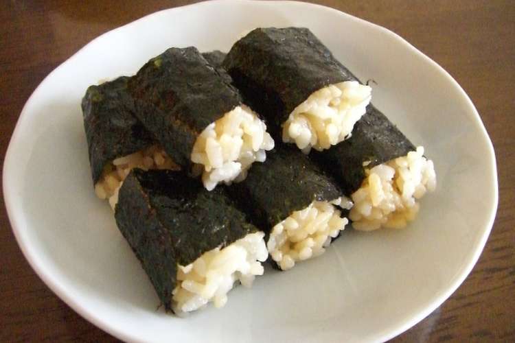 バター醤油海苔巻きご飯 レシピ 作り方 By まさにゃーん クックパッド 簡単おいしいみんなのレシピが366万品