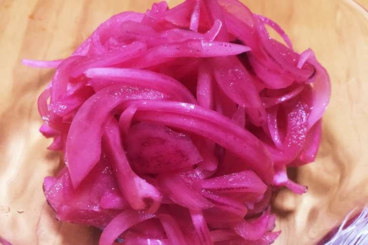 常備菜 お弁当に 紫玉ねぎの甘酢漬け レシピ 作り方 By Rキッチン クックパッド 簡単おいしいみんなのレシピが363万品