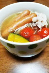 豚肉と野菜のコンソメスープ☆