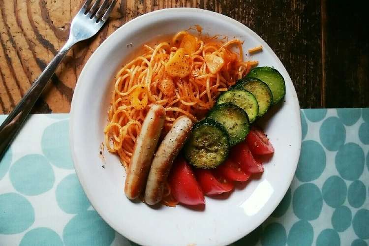 トマトパスタとソーセージと夏野菜 レシピ 作り方 By ハングリーカタピラー クックパッド 簡単おいしいみんなのレシピが373万品