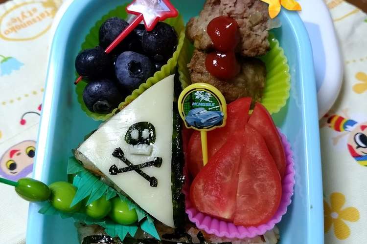 男の子キャラ弁 海賊船 レシピ 作り方 By らゆこのママ クックパッド