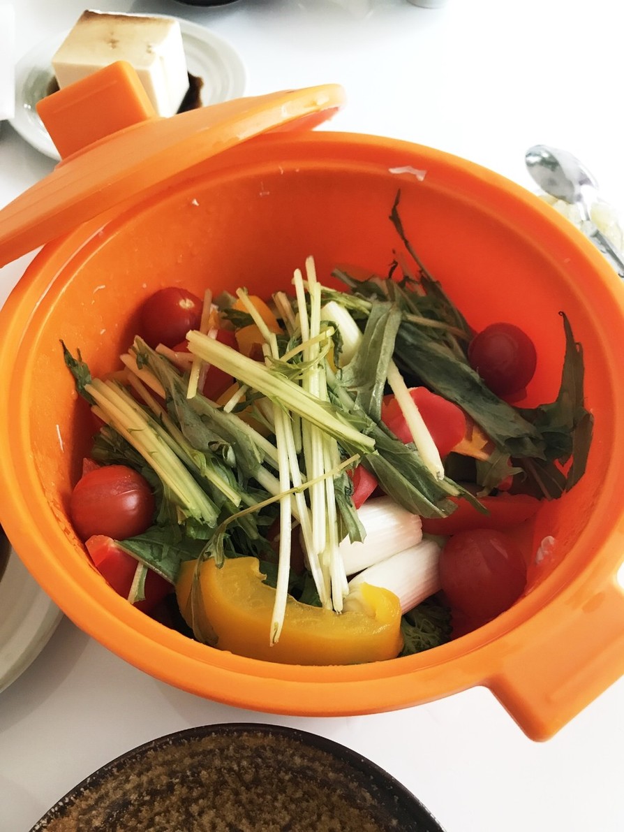 簡単！シリコンスチーマーで温野菜！ by ひがし0711 【クックパッド】 簡単おいしいみんなのレシピが396万品