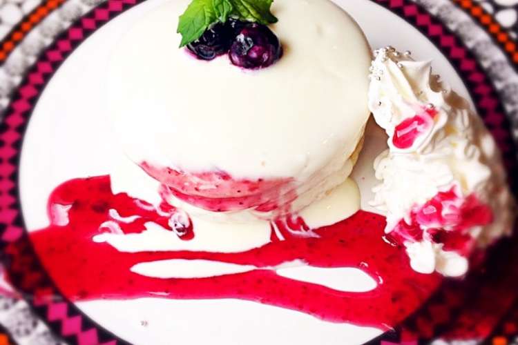 ヨーグルトソースのパンケーキ レシピ 作り方 By Nanakoma クックパッド