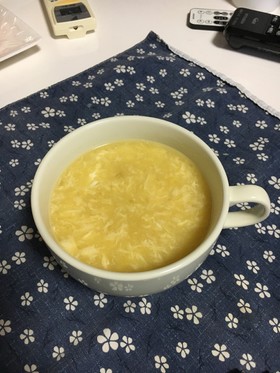 コーンクリーム缶 de 中華コーンスープ