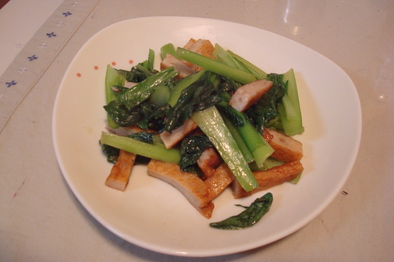 小松菜の炒め物の写真