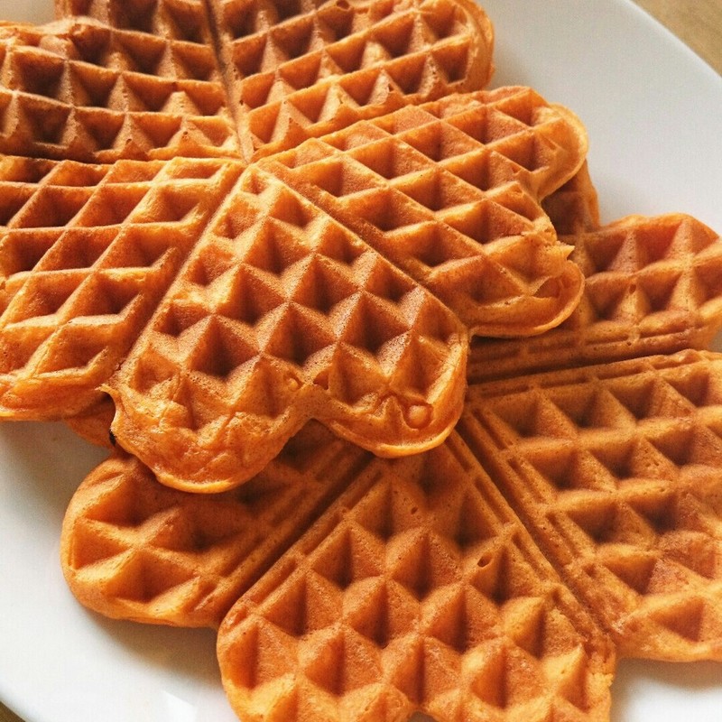 亜麻仁ワッフルのレシピ