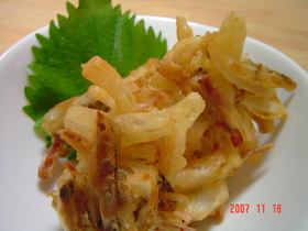 残り物が大変身!キンピラごぼうの天ぷら☆