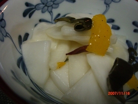 簡単!かぶのお漬物(ゆず風味)