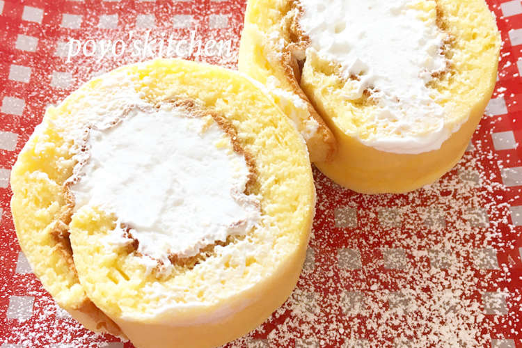 ﾎｯﾄｹｰｷﾐｯｸｽdeﾛｰﾙｹｰｷ レシピ 作り方 By ぽょkitchen クックパッド