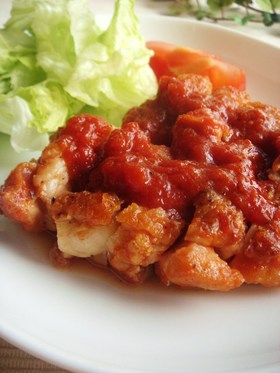 鶏肉のバーベキュー煮♪
