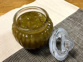 梅酒の梅で梅ジャム (o^^o)